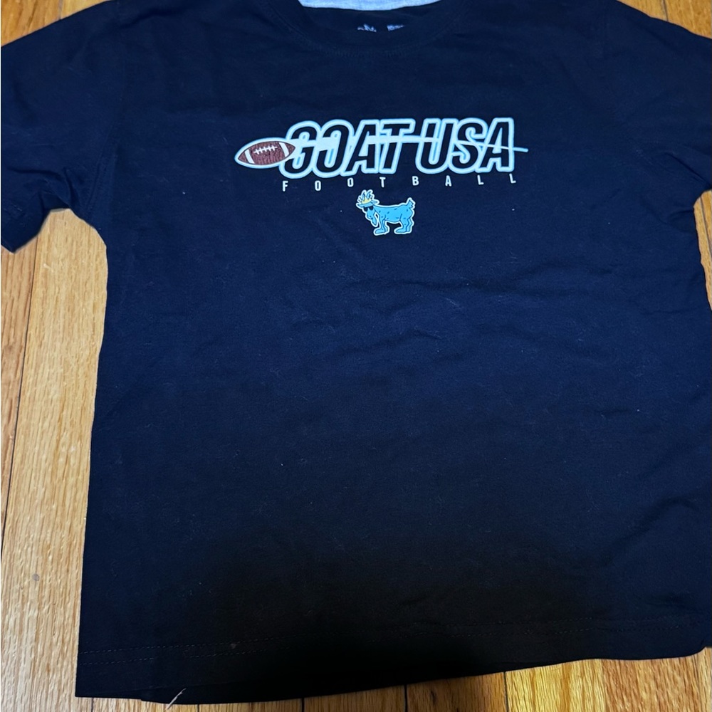 GOAT USA Football Short Sleeve Tee - Black